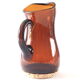 Amber glass and rattan service