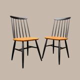 Two Scandinavian design chairs, Fanett style