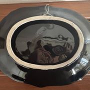 Vallauris wall decoration in polychrome ceramic, marine decor 1960.