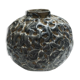 Vase ceramic ball enamelled with La Charentaise drippings