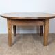 Table basse ronde en noyer