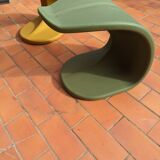 Set of designer outdoor stools