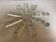 Nine Scandinavian double glass candle holders