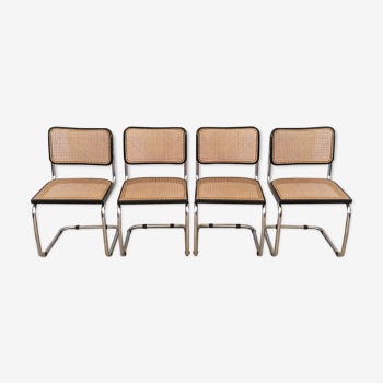 Lot of 4 chairs B32 Marcel Breuer