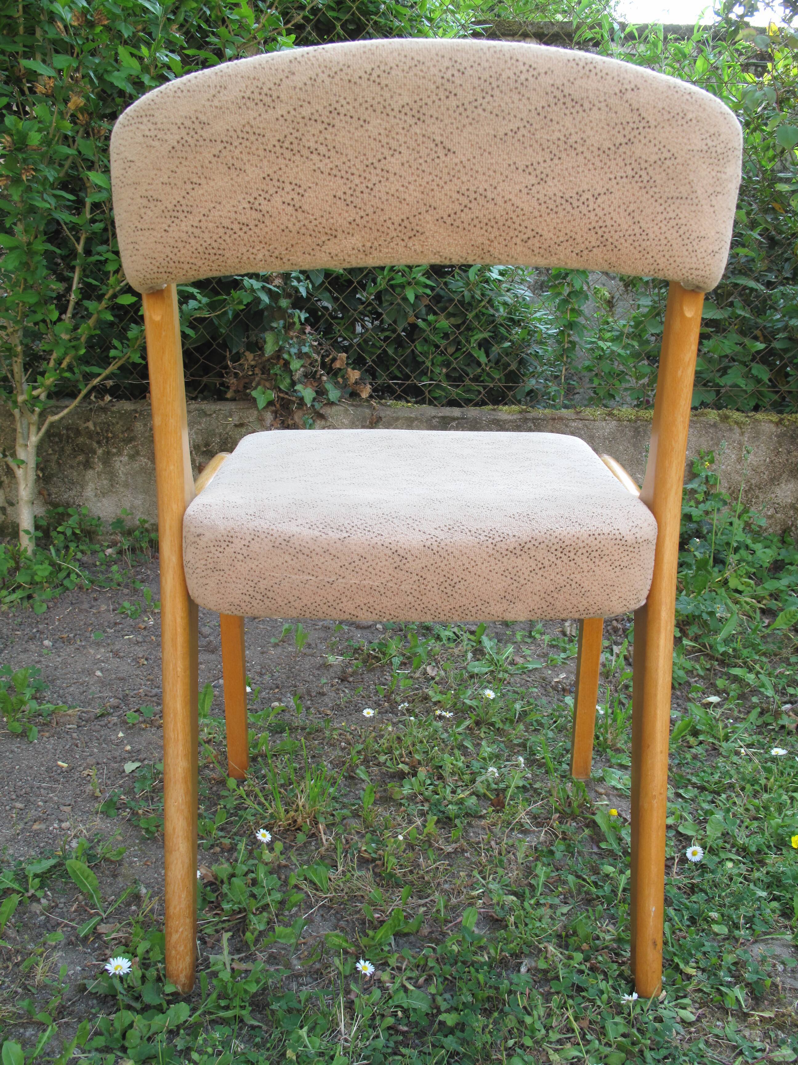 Series of 4 scandinavian chairs