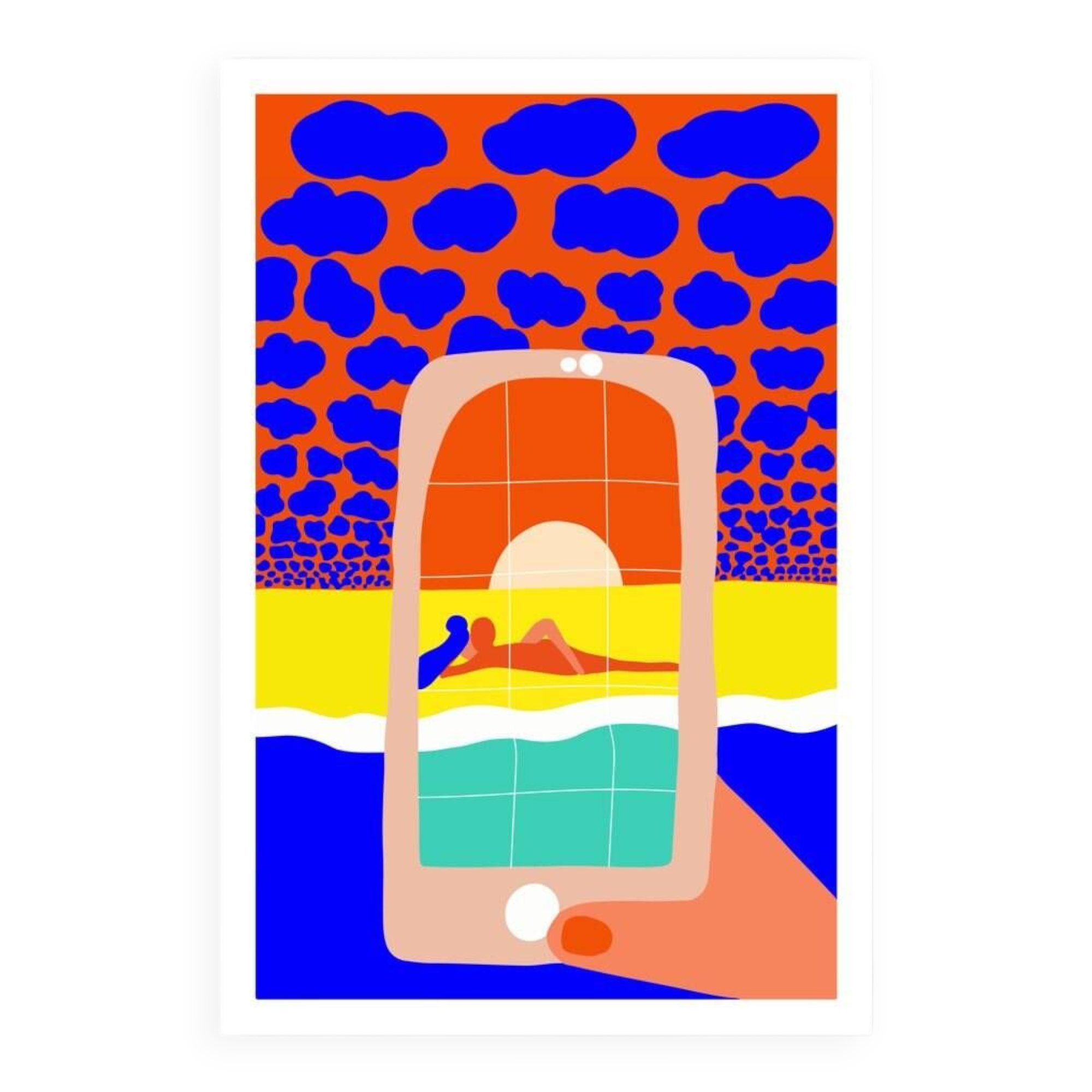 Art illustration numbered and signed by the artist