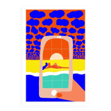 Art illustration numbered and signed by the artist