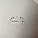 Flat porcelain plates