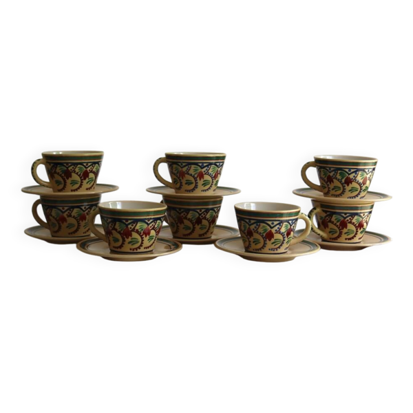 Tasses à thé en faïence Keraluc