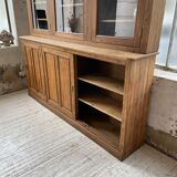 Oak showcase bookcase