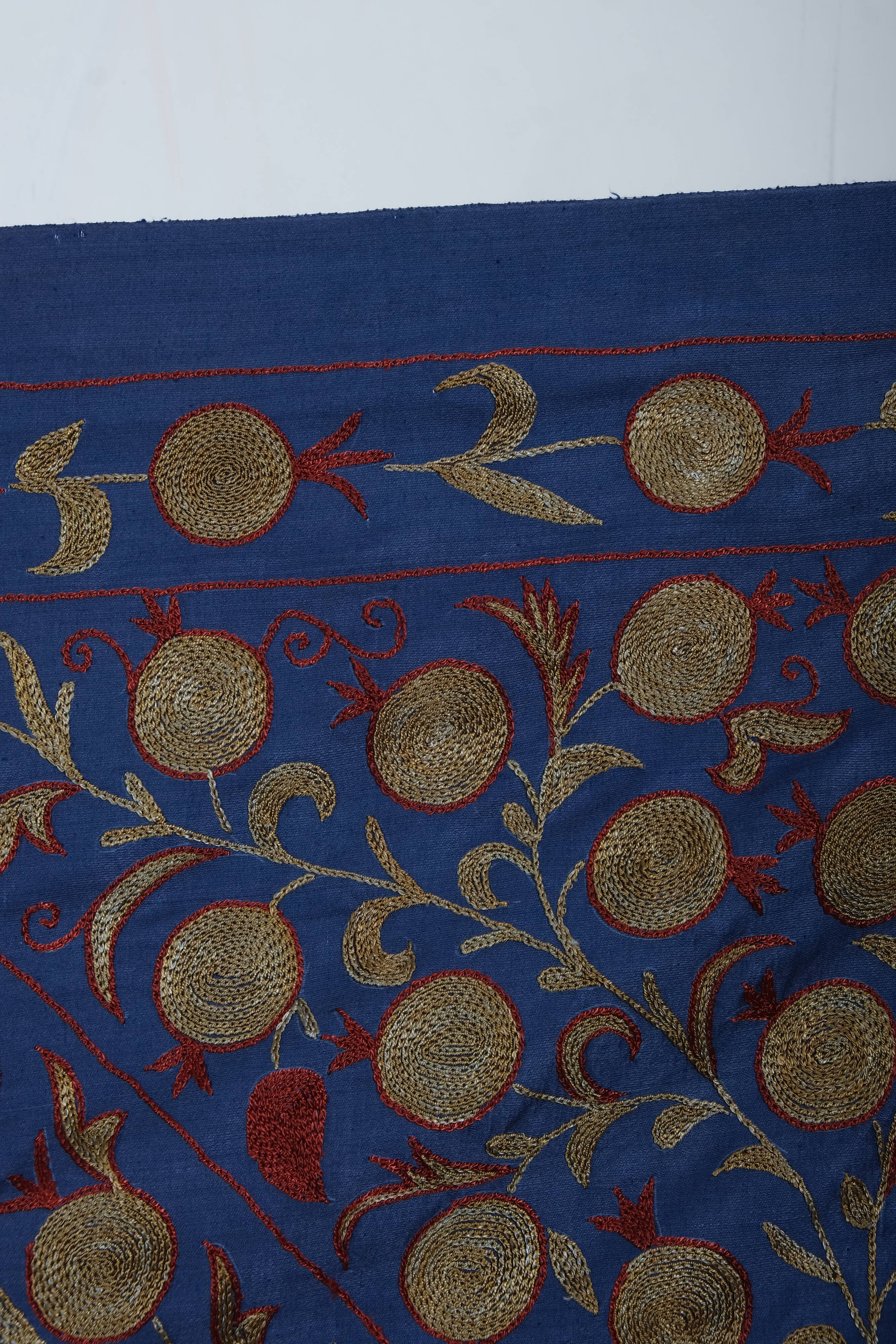 Hand knotted rug, vintage Turkish rug 100x194 cm