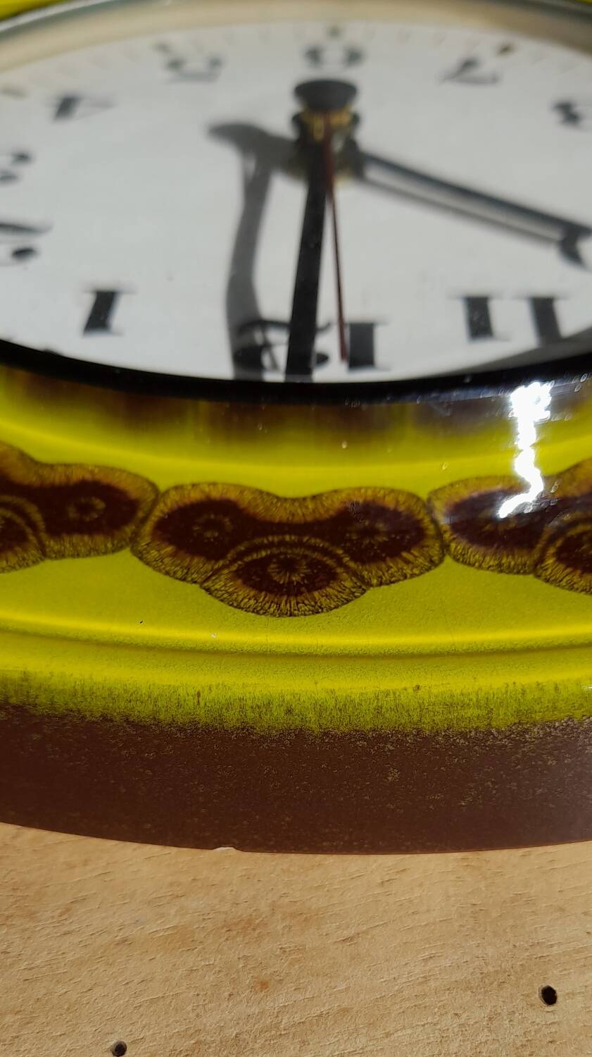 Jughans ceramic clock 70s