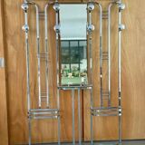 Art deco wall-mounted coat rack