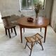 Round table 120-230 cm scandinavian samcom arne hovmand olsen