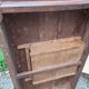 Oak farmhouse coffee table 1 drawer nineteenth century feet bobbins