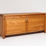 R08 elm sideboard, pierre chapo, 1960s