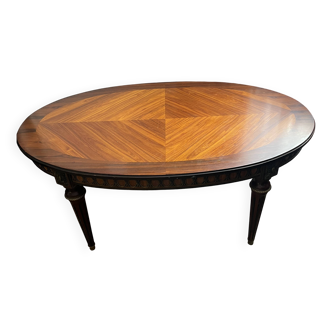 Table en ronces d'acajou ehalt