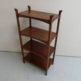 Art Nouveau Jugendstil oak open bookcase  etagere
