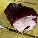 Bougeoir Céramique Vallauris années 50 signé CAB