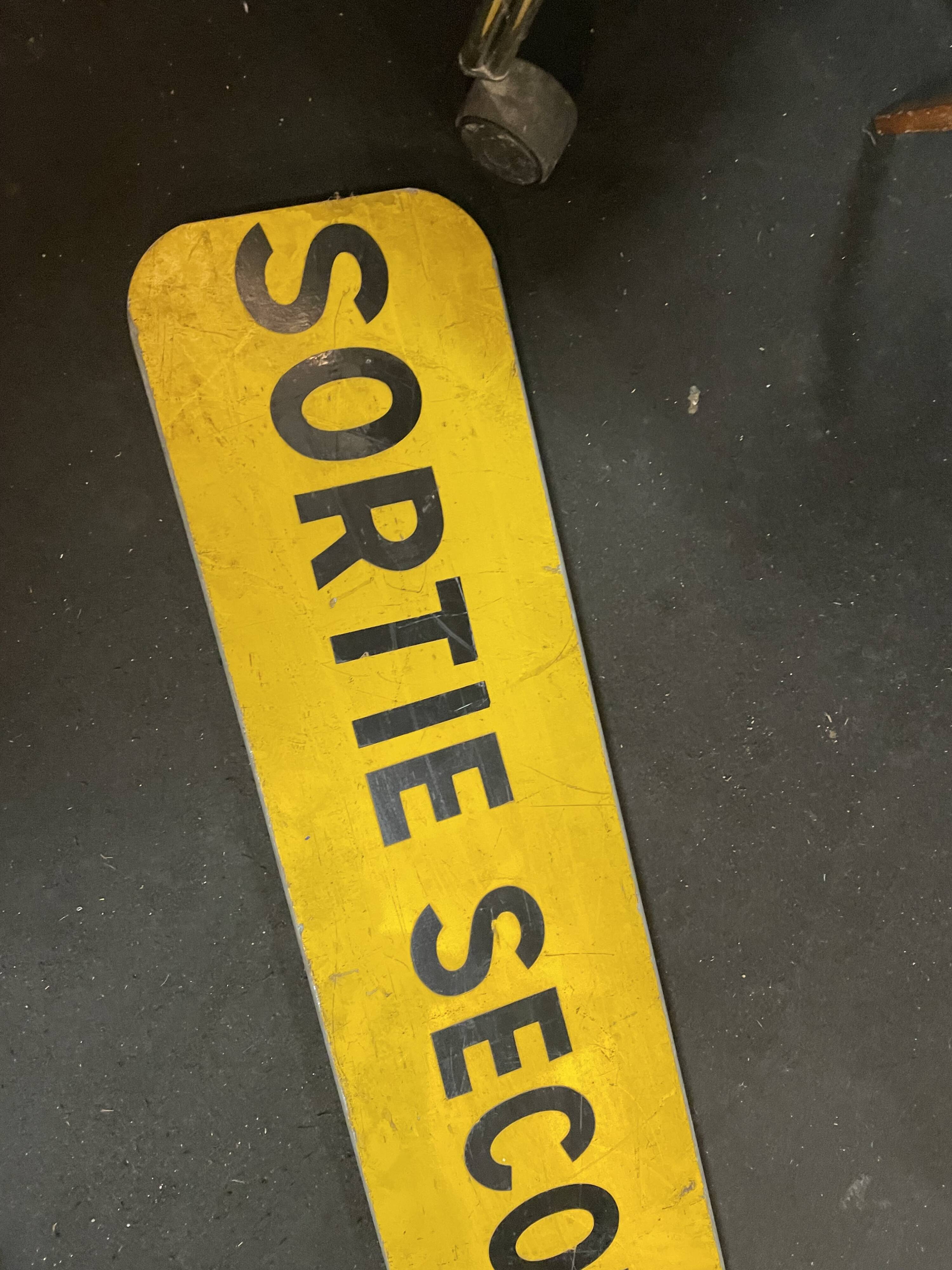 Panneau signalisation sortie secours