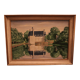 Oil on canvas signed-château de flers