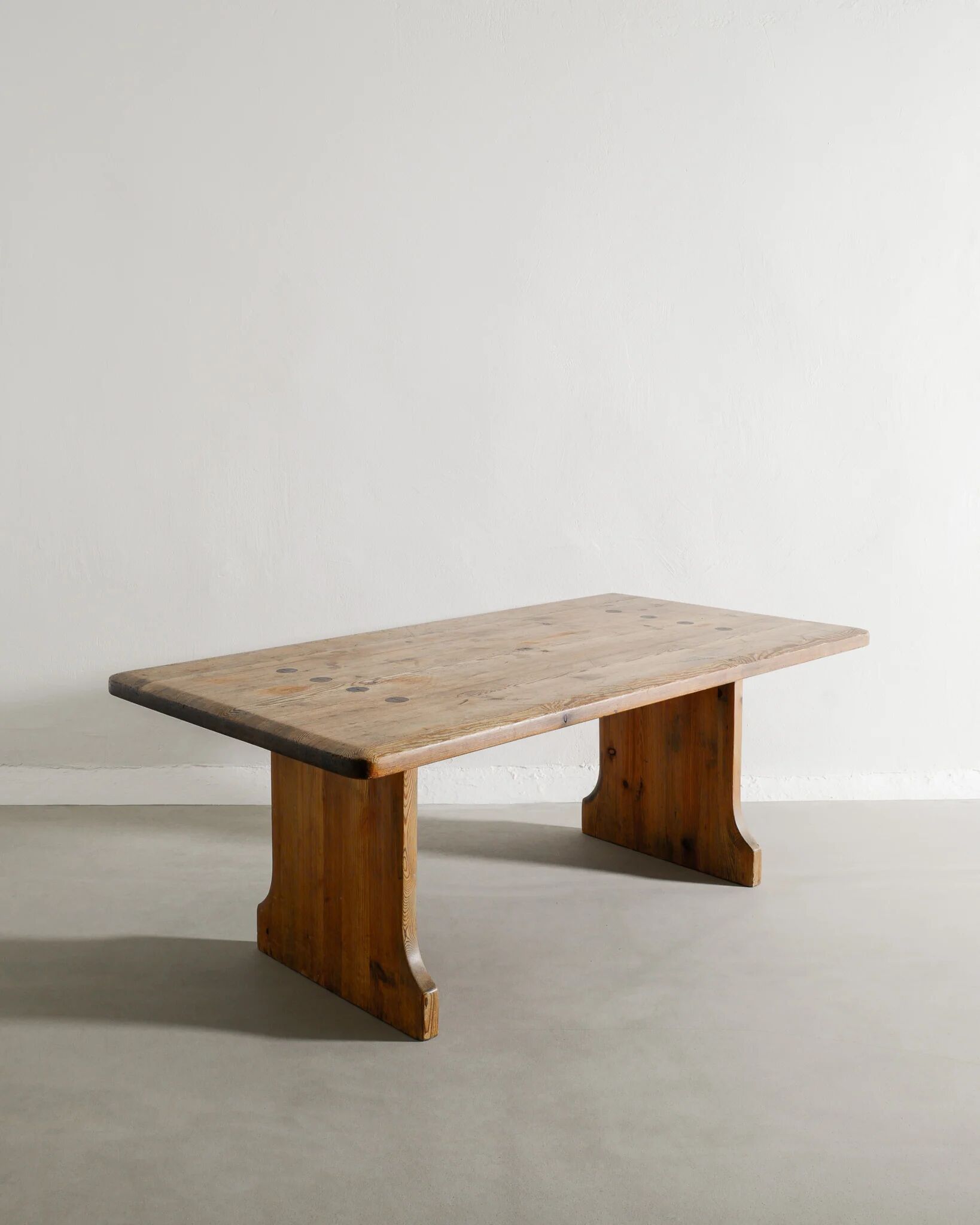 Vintage Swedish Sofa Coffee Table in Pine, 1930s