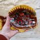 Vintage 1950 empty pocket dish in Vallauris ceramic Fish shape