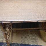 Vintage rattan desk