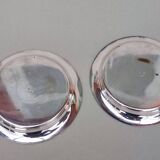 Pair Christofle wine bottle coasters