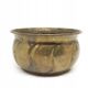 Art Deco flowerpot cover, brass, Poland, 1970s