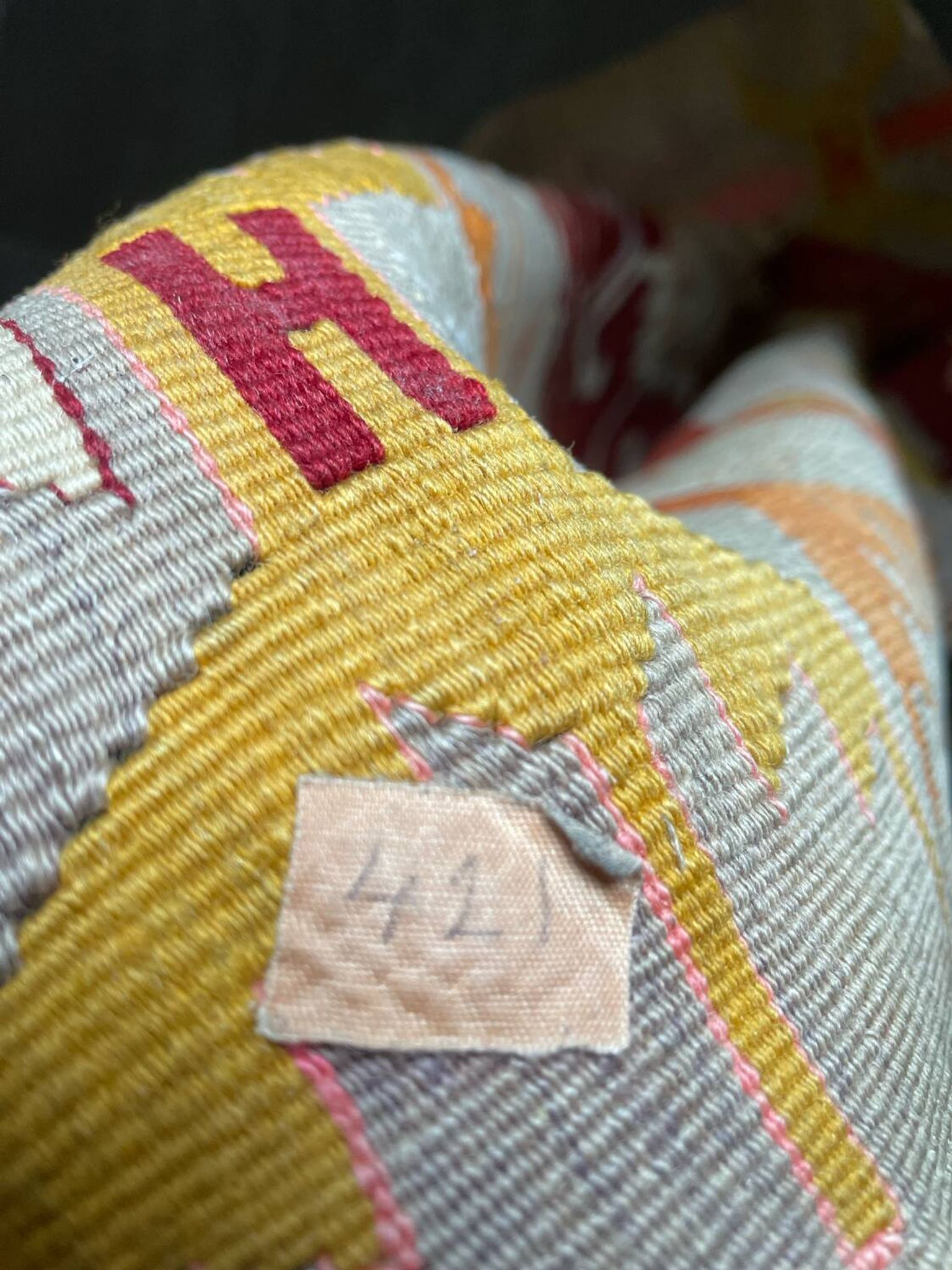 Beautiful old Kilim rug. 19th century. Handmade.