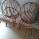 Vintage rattan armchairs