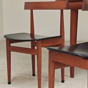 Table de repas et 4 chaises par Hans Olsen pour Frem Rojle  Danemark