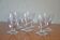 Lot de 6 verres à apéritif motif  de branche stylisée