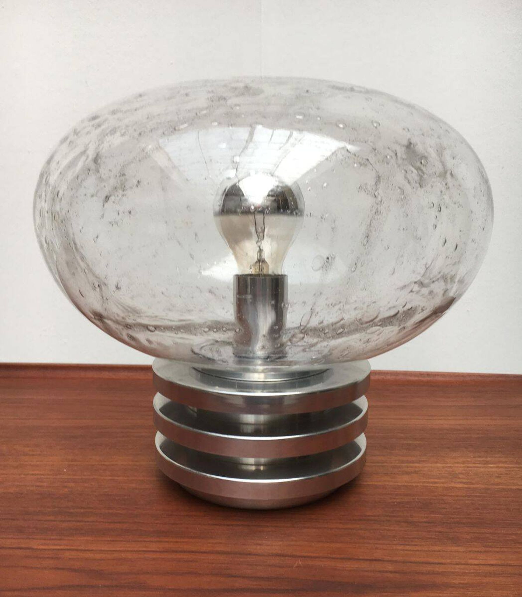 Mid-Century German Bulb Table Lamp from Doria Leuchten, 1970s