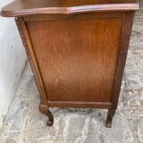 Commode XXeme 3 tiroirs chêne massif style Louis XV