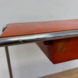 Bauhaus tubular steel chrome table model R12 by Robert Slezak - 1930s