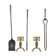 19 Century, Brass Fire Place Tools, Dutch