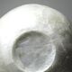 Small round vase in natural capiz mother-of-pearl contemporary.