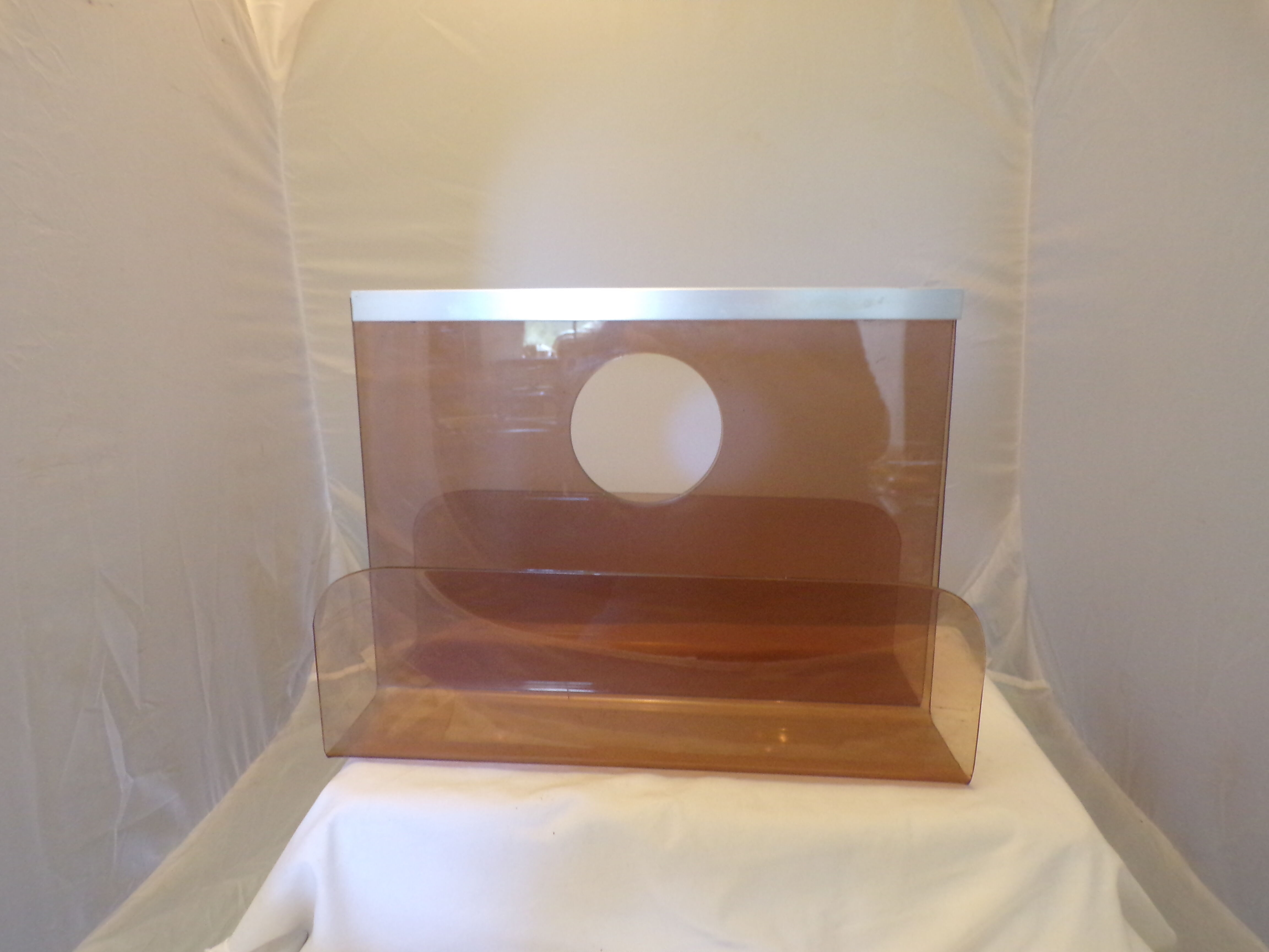 Plexiglas magazine rack 1970
