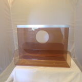 Plexiglas magazine rack 1970