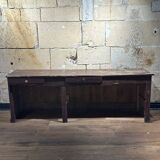 Double-sided counter with 2 drawers on the back of the unit