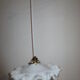 Old porcelain hanging and white opaline