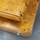 Pair of Art Deco burl wood nightstands, Czechoslovakia, 1940s
