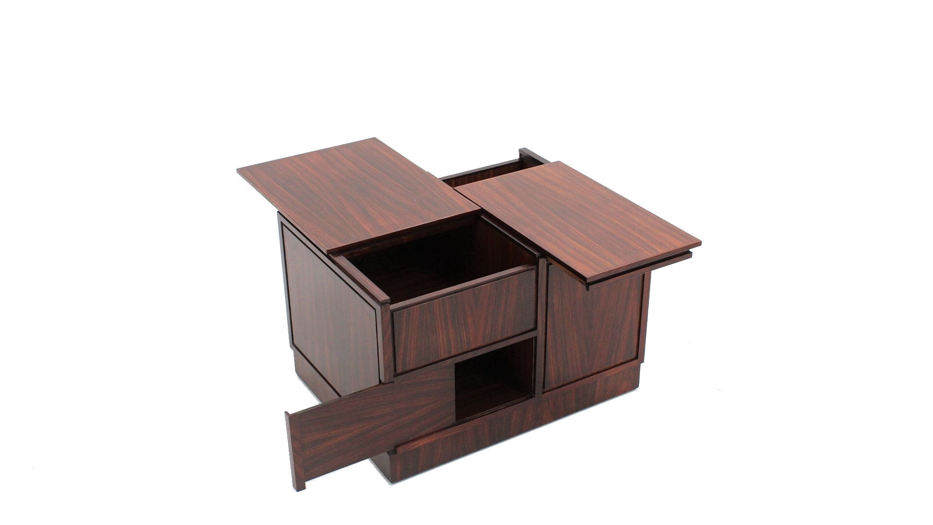Sormani trolley coffee table with bar 1960s