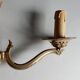 Brass wall lamp chandelier a flame