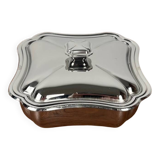 Vintage silver-plated sugar bowl / box