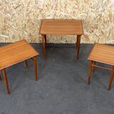 60s 70s Teak Nesting Tables Kai Kristiansen Skovmand & Andersen Design