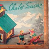 Swiss Chalet Wooden Game 50s