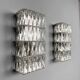 Pair of wall sconces, crystal glass by Bakalowits & Söhne, Austria, 1960s